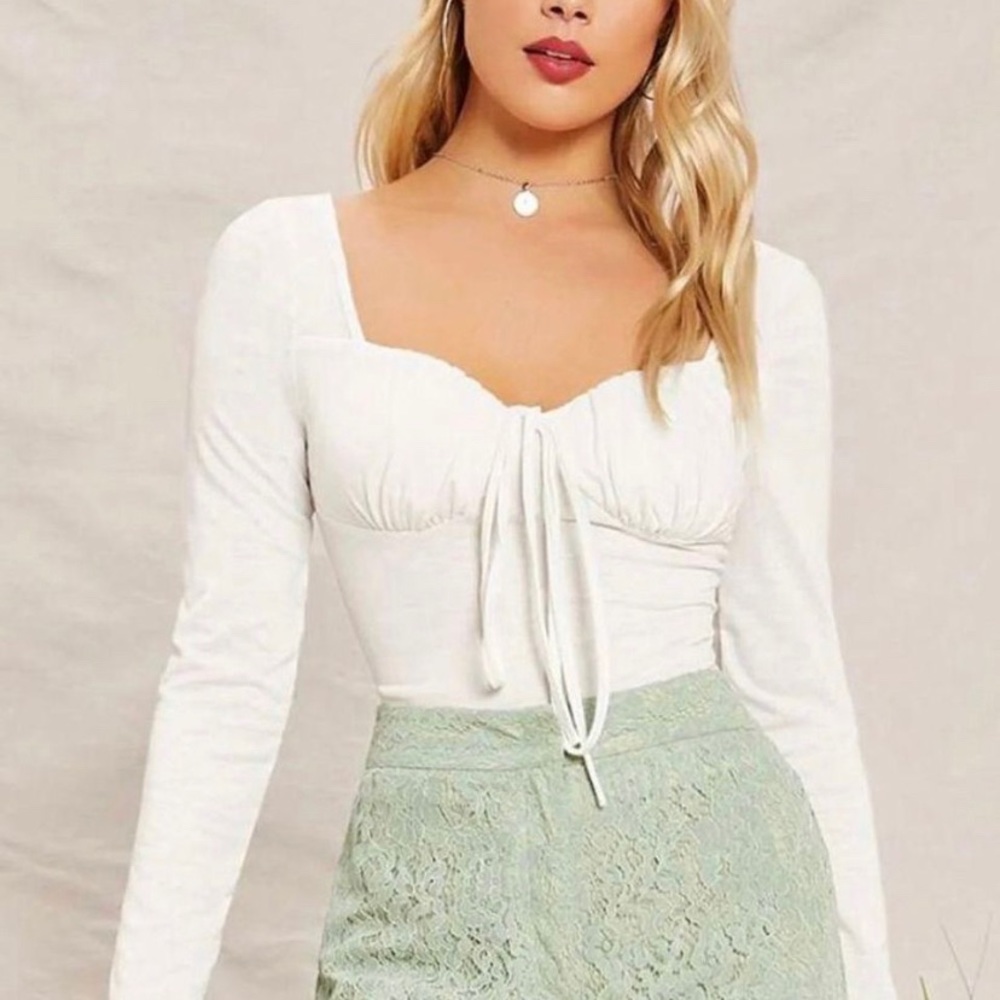 White Shein Top